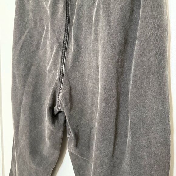 Free People Womens Margate Pleated Trouser Pants Size M Dark Gray Boho Casual - Picture 6 of 13